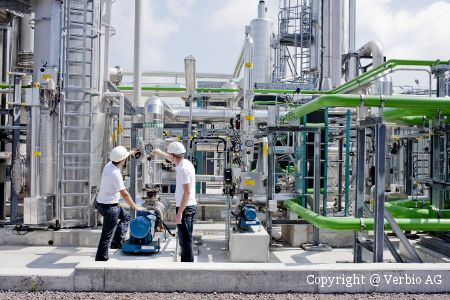 Biogasanlage Zörbig für Bioerdgas in Leipzig Biogasanlage Verbio AG Zörbig