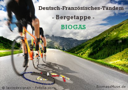 Foto Deutschland Frankreich Biogas Tandem