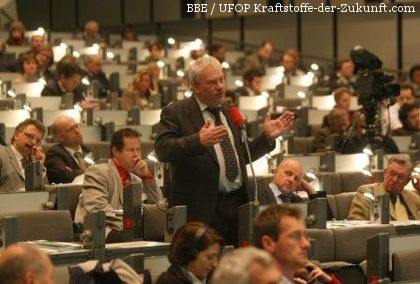 Diskussion beim Biokraftstoff-Kongress vom Bundesverband Bioenergie