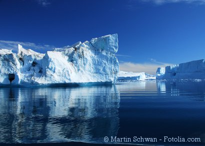 Iceberg as an information island