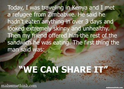 We can share it We can share it