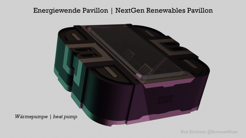 Wärmepumpe des Energiewende Pavillons