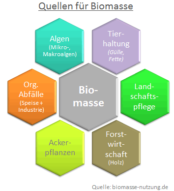 Übersicht Grafik Tierhaltung Organische Abfälle Bioenergie
