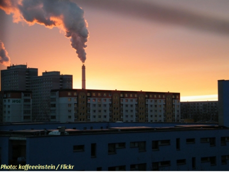 Biomasseheizkraftwerk in Berlin Lichtenberg Klingenberg von Vattenfall 